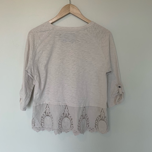 Beige Scallop Shirt - Picture 7 of 7